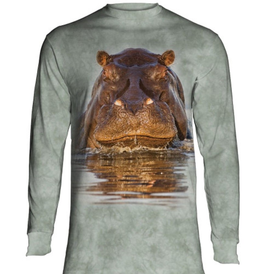 T-Shirts The Mountain | Hippo Classic Long-Sleeve T-Shirt