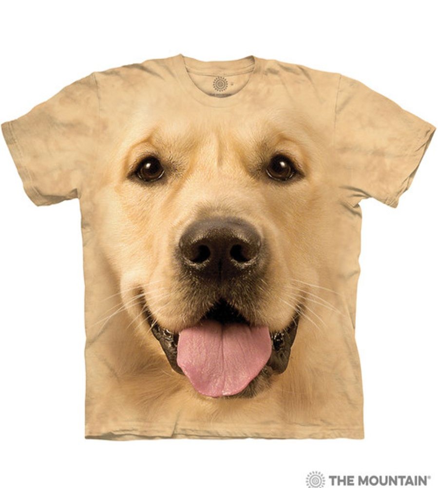 T-Shirts The Mountain | Big Face? Golden Classic Cotton T-Shirt