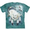 T-Shirts The Mountain | Wolf Heart Classic Cotton T-Shirt