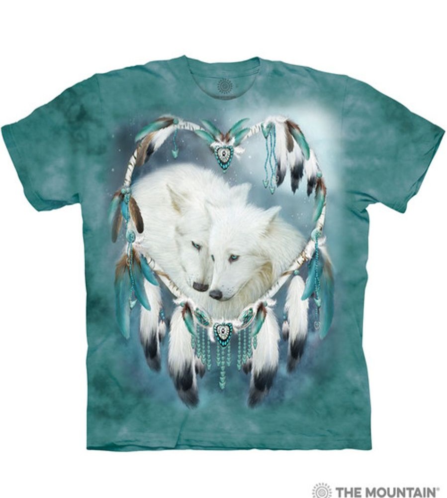 T-Shirts The Mountain | Wolf Heart Classic Cotton T-Shirt