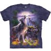 T-Shirts The Mountain | Wolfpack Moon Classic Cotton T-Shirt