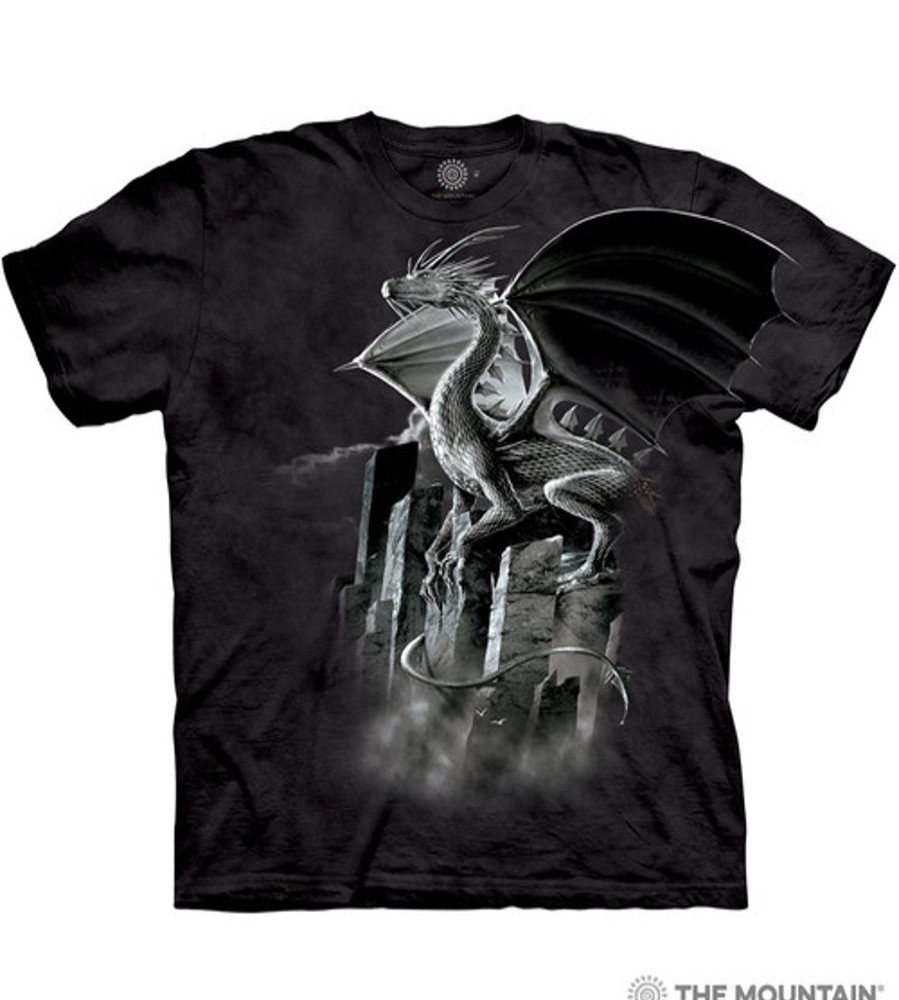 T-Shirts The Mountain | Silver Dragon Classic Cotton T-Shirt