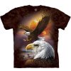 T-Shirts The Mountain | Eagle & Clouds Classic Cotton T-Shirt