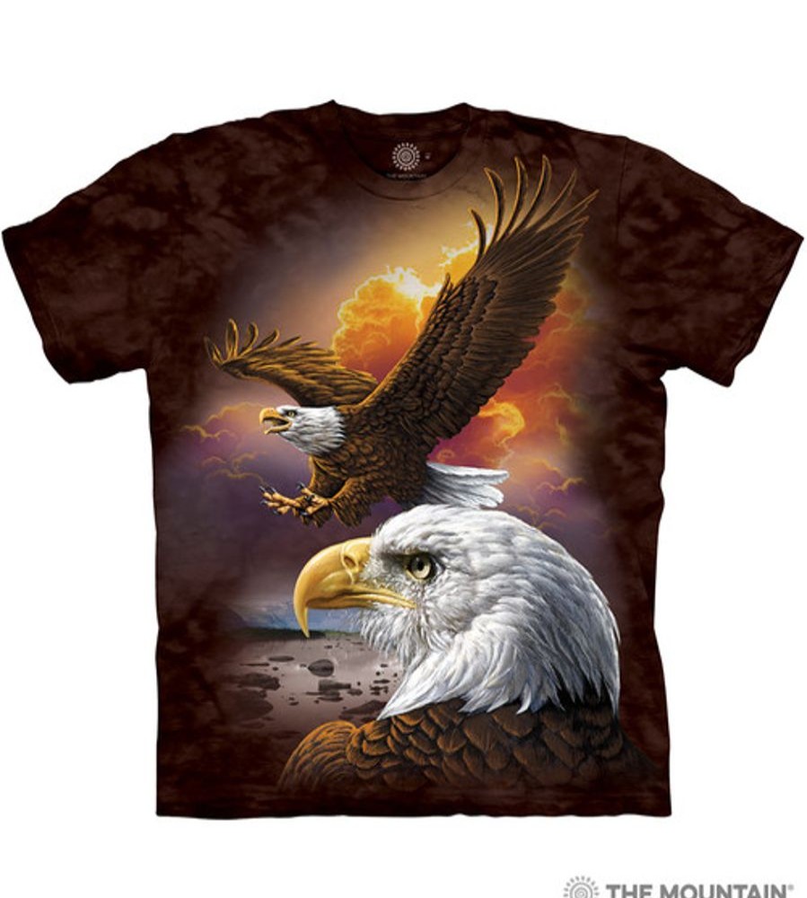 T-Shirts The Mountain | Eagle & Clouds Classic Cotton T-Shirt