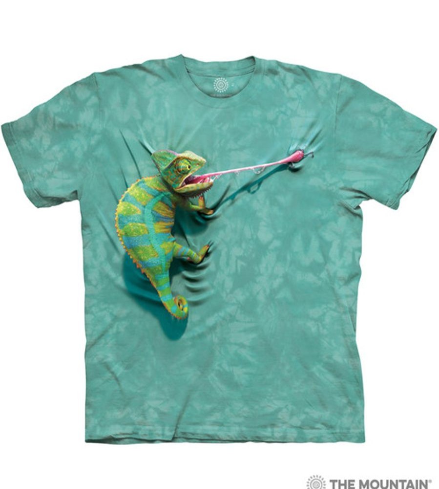 T-Shirts The Mountain | Climbing Chameleon Classic Cotton T-Shirt