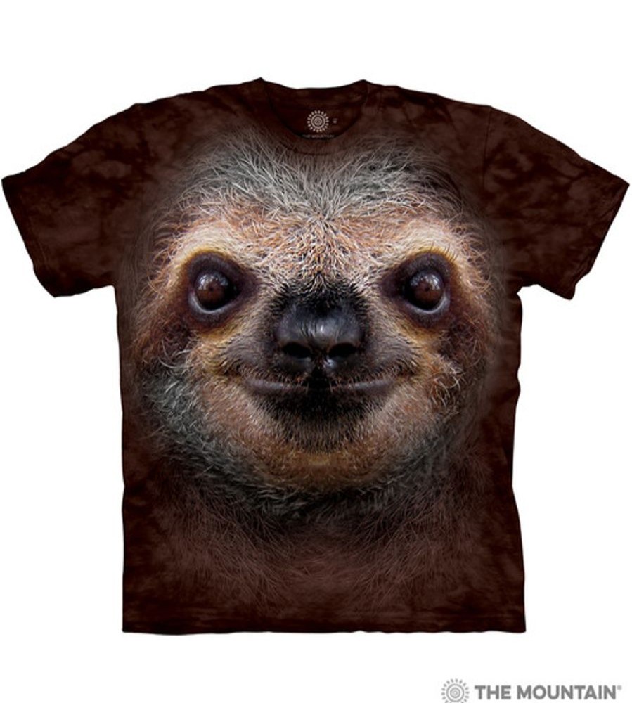 T-Shirts The Mountain | Sloth Face Classic Cotton T-Shirt