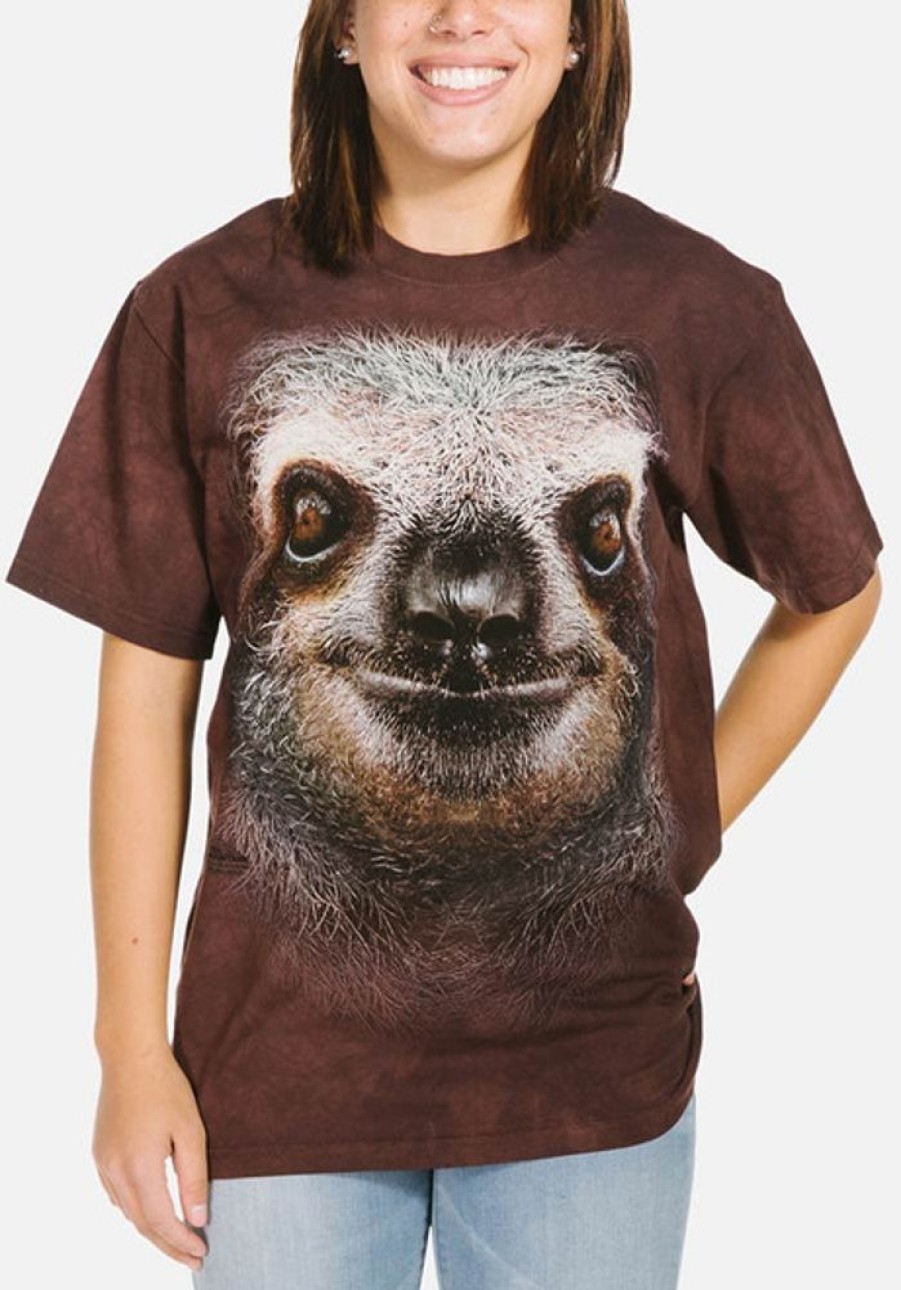 T-Shirts The Mountain | Sloth Face Classic Cotton T-Shirt