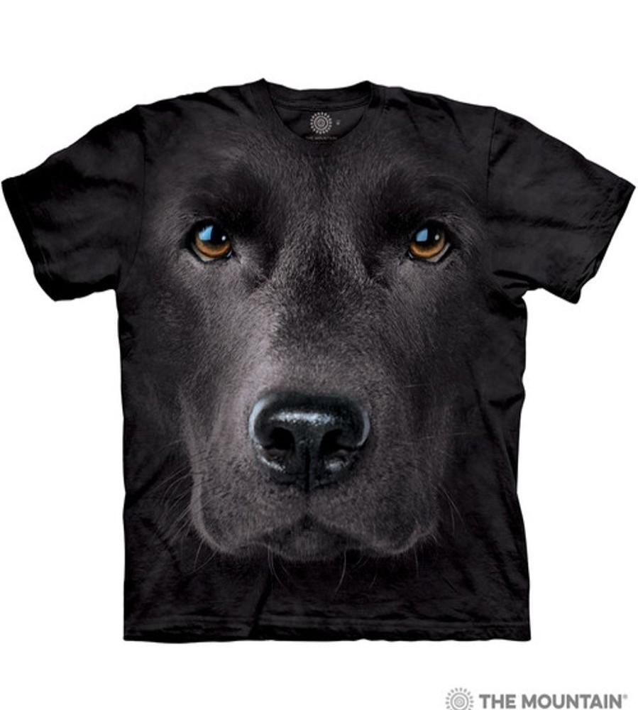 T-Shirts The Mountain | Black Lab Face Classic Cotton T-Shirt