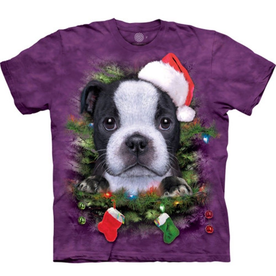 T-Shirts The Mountain | X-Mas Tree Puppy Classic Cotton T-Shirt