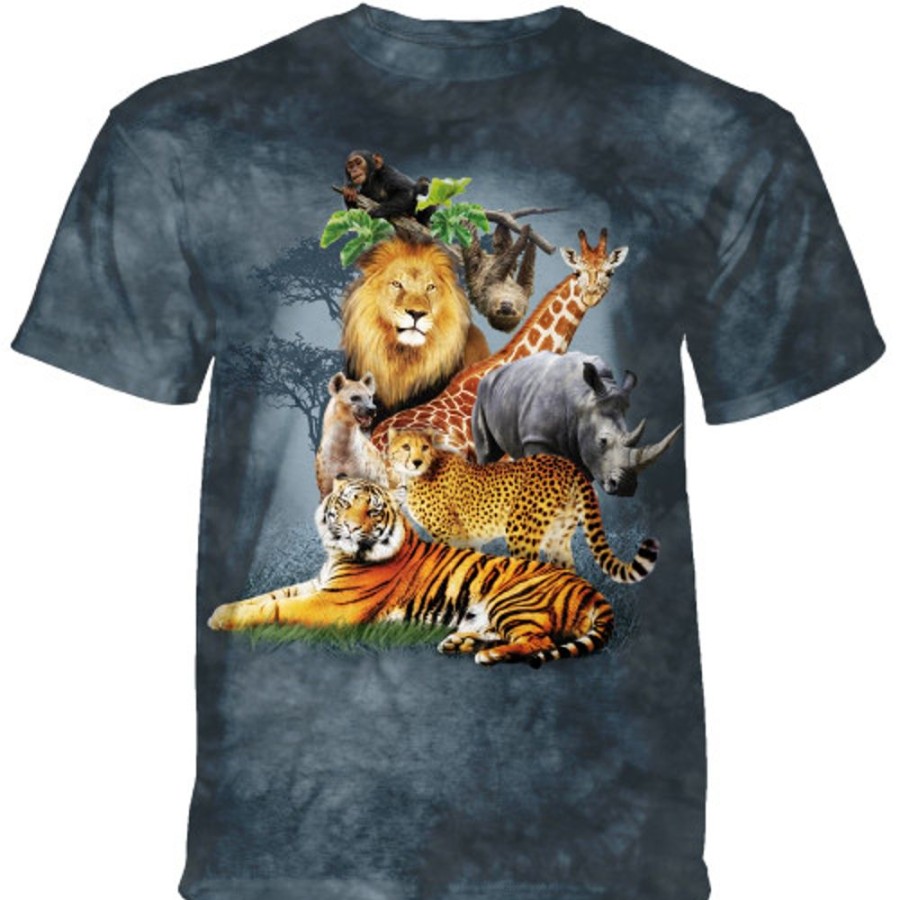 T-Shirts The Mountain | Safari Collage Classic Cotton T-Shirt