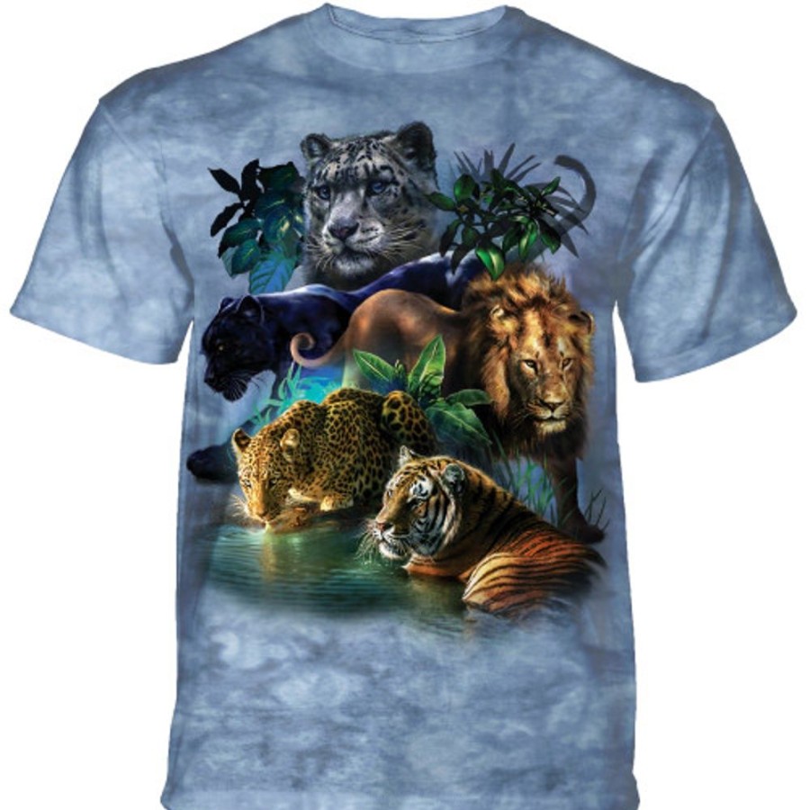 T-Shirts The Mountain | Big Jungle Cats Classic Cotton T-Shirt