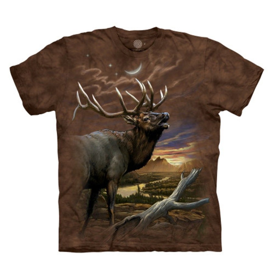 T-Shirts The Mountain | Elk At Dusk Classic Cotton T-Shirt