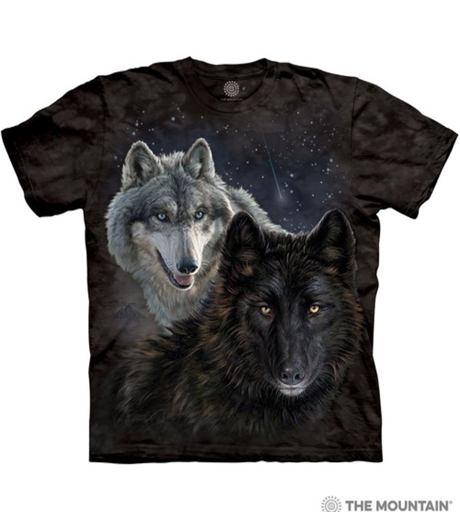 T-Shirts The Mountain | Star Wolves Classic Cotton T-Shirt