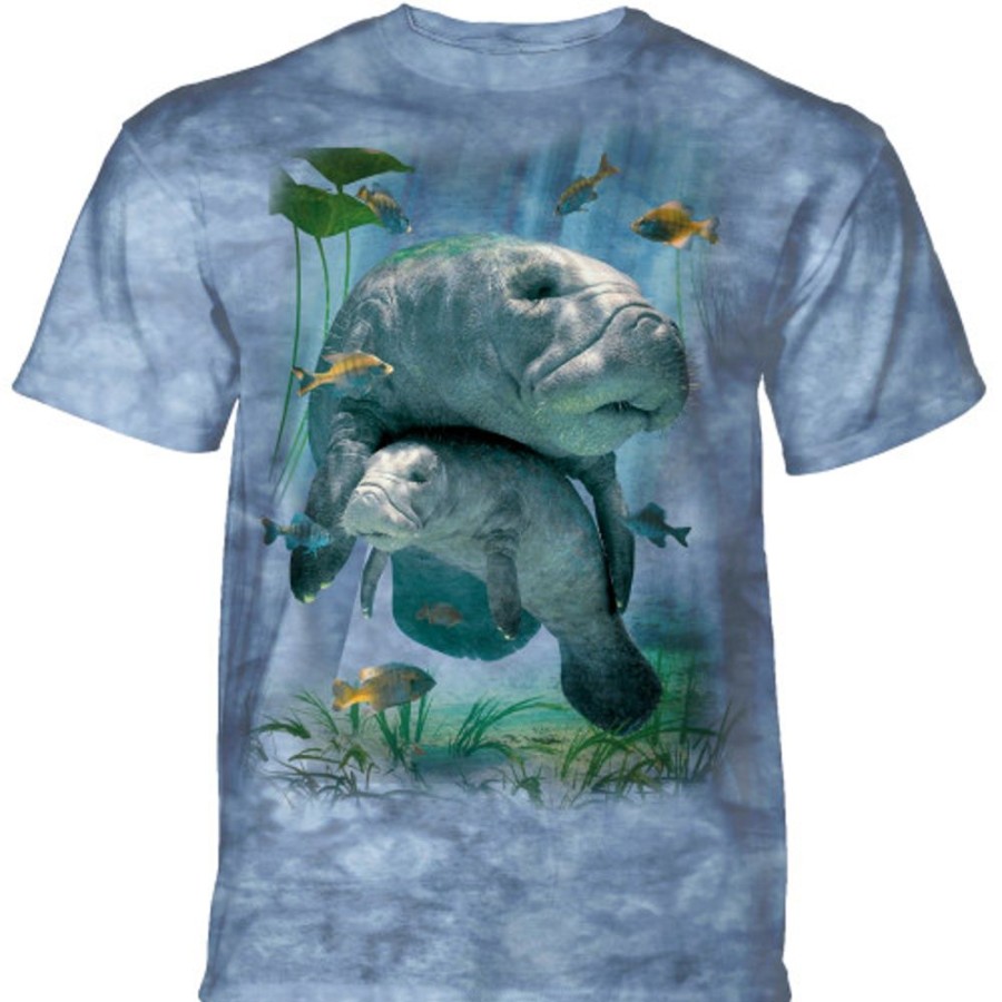 T-Shirts The Mountain | Manatees Collage Classic Cotton T-Shirt