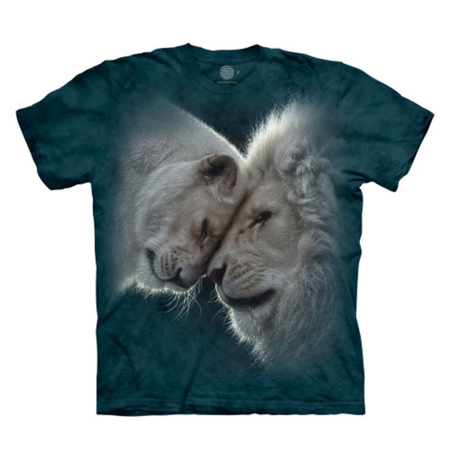 T-Shirts The Mountain | White Lions Love Classic Cotton T-Shirt