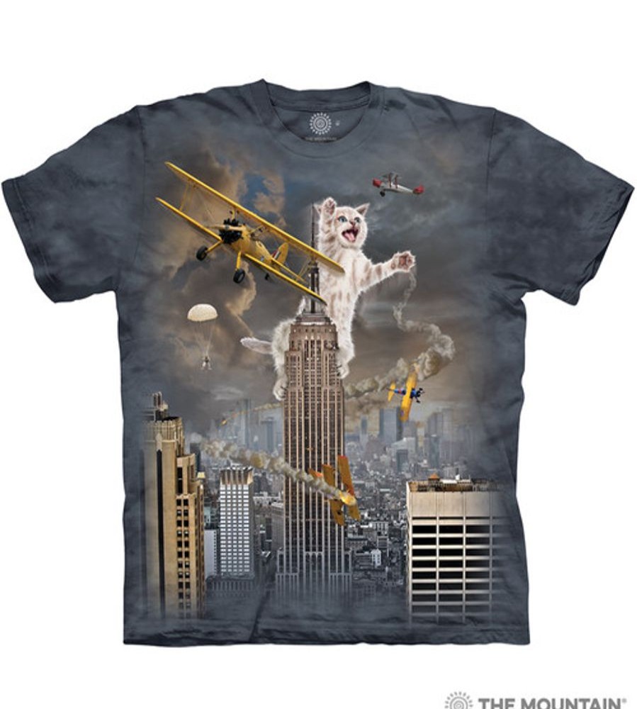 T-Shirts The Mountain | King Kitten Classic Cotton T-Shirt