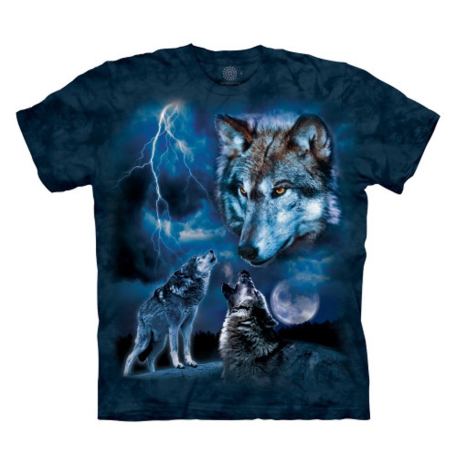 T-Shirts The Mountain | Wolves Of The Storm Classic Cotton T-Shirt