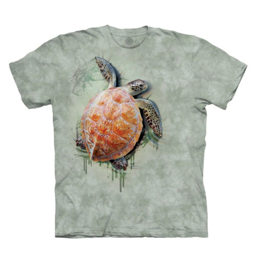 T-Shirts The Mountain | Sea Turtle Climb Classic Cotton T-Shirt