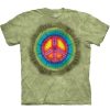 T-Shirts The Mountain | Peace Tie Dye Classic Cotton T-Shirt