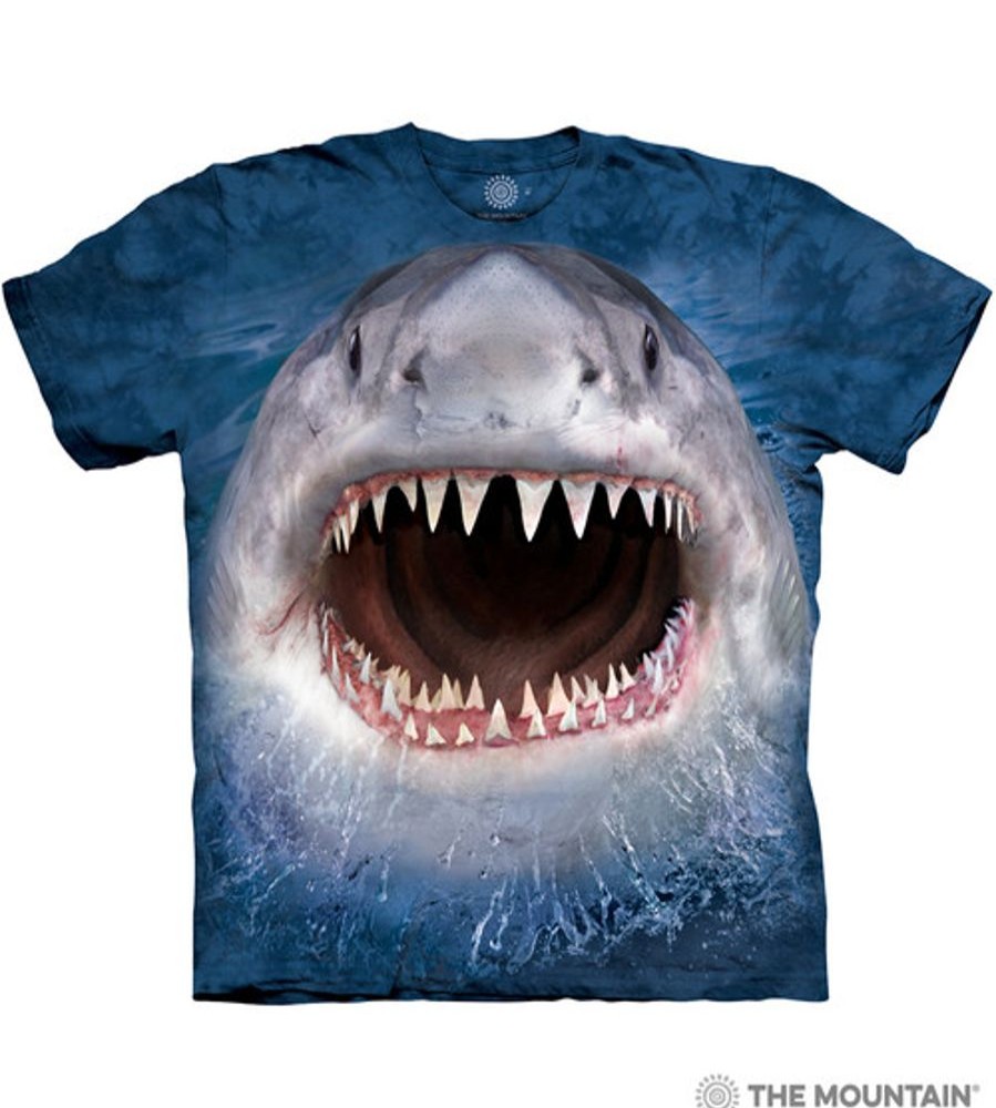 T-Shirts The Mountain | Wicked Nasty Shark Classic Cotton T-Shirt