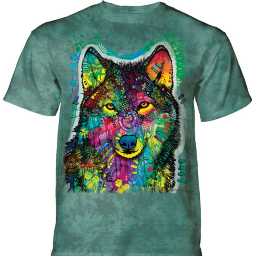 T-Shirts The Mountain | Russo Gentle Wolf Classic Cotton T-Shirt