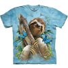 T-Shirts The Mountain | Sloth & Butterflies Classic Cotton T-Shirt