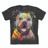 T-Shirts The Mountain | Beware Of Pitbulls Classic Cotton T-Shirt