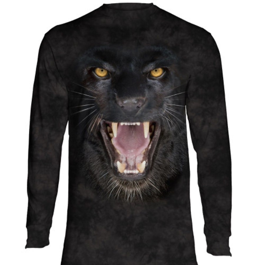 T-Shirts The Mountain | Aggressive Panther Classic Long-Sleeve T-Shirt