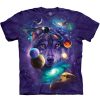 T-Shirts The Mountain | Wolf Of The Cosmos Classic Cotton T-Shirt