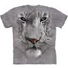 T-Shirts The Mountain | White Tiger Face Classic Cotton T-Shirt