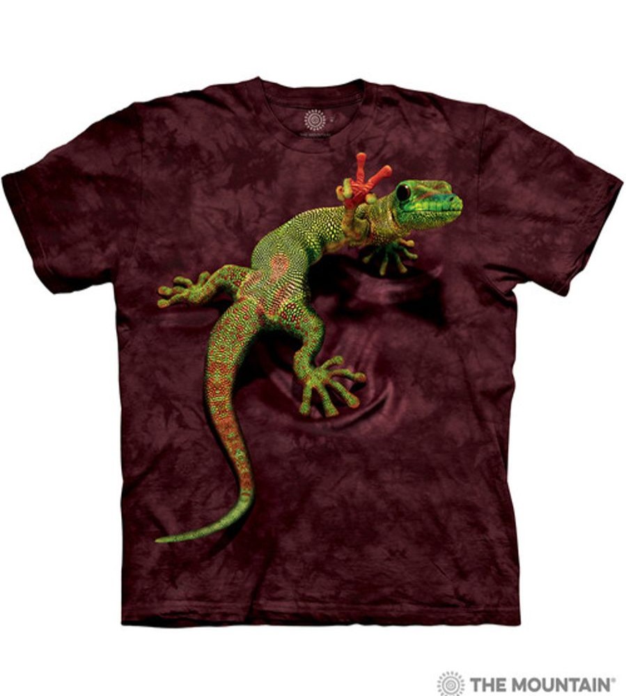 T-Shirts The Mountain | Peace Out Gecko Classic Cotton T-Shirt