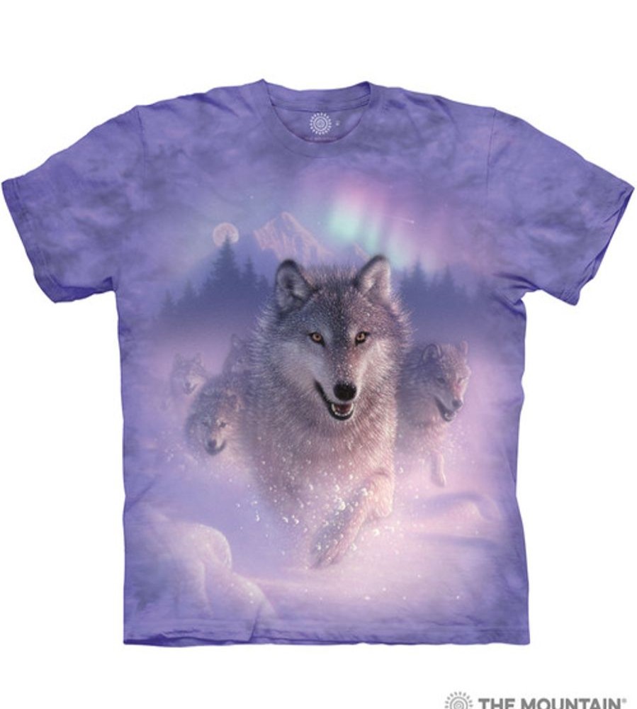 T-Shirts The Mountain | Northern Lights Classic Cotton T-Shirt