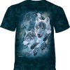 T-Shirts The Mountain | Dreamcatcher Wolf Collage Classic Cotton T-Shirt