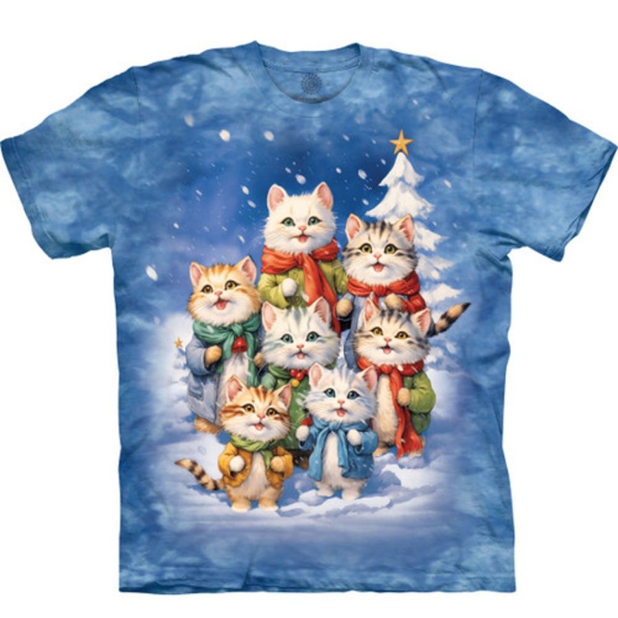 T-Shirts The Mountain | Caroling Cats Classic Cotton T-Shirt