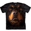 T-Shirts The Mountain | Rottweiler Face Classic Cotton T-Shirt