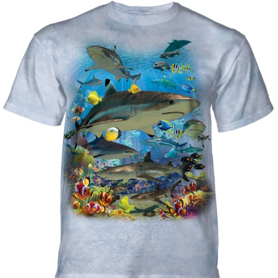 T-Shirts The Mountain | Reef Sharks Classic Cotton T-Shirt