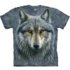 T-Shirts The Mountain | Warrior Wolf Classic Cotton T-Shirt