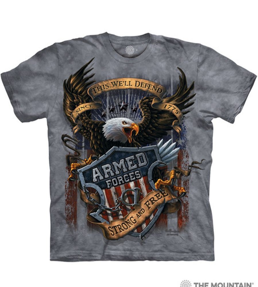 T-Shirts The Mountain | Armed Forces Classic Cotton T-Shirt