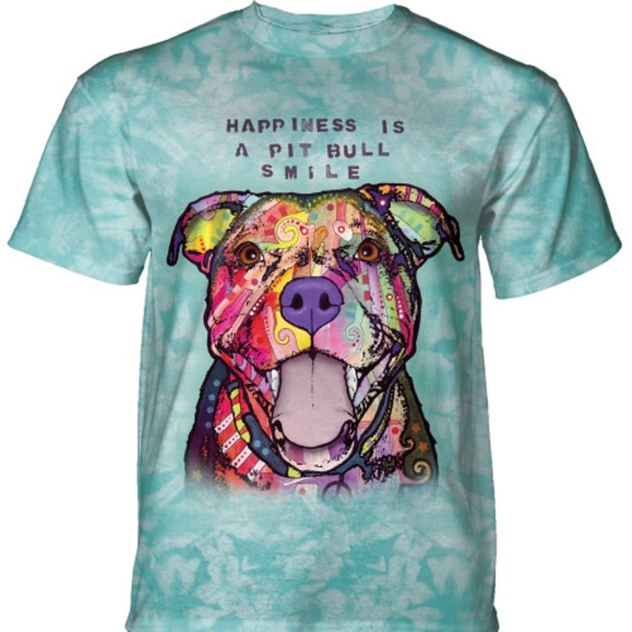 T-Shirts The Mountain | Pit Bull Smile Classic Cotton T-Shirt