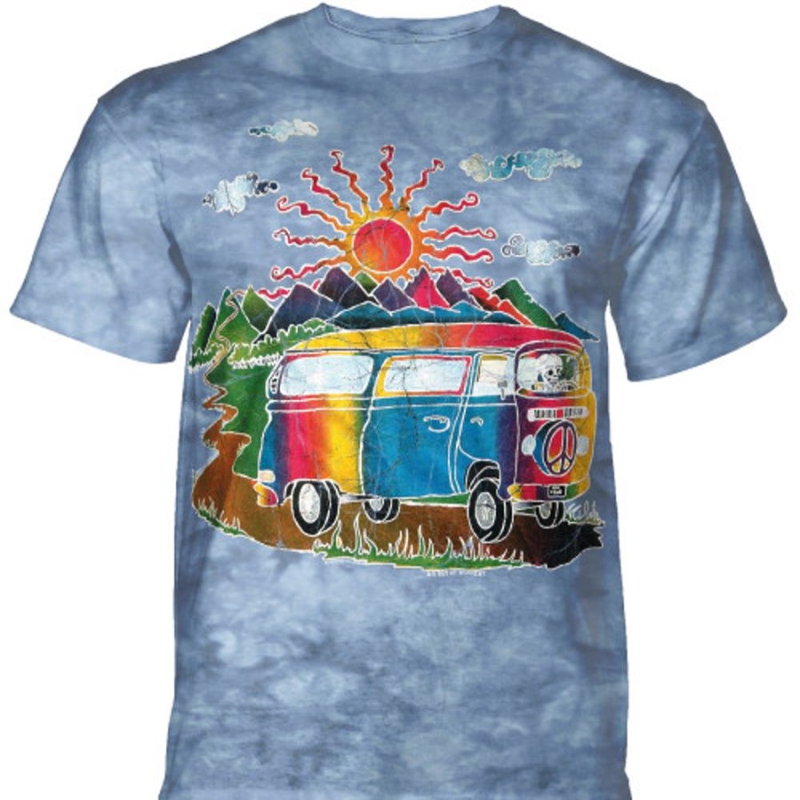 T-Shirts The Mountain | Batik Tour Bus Classic Cotton T-Shirt