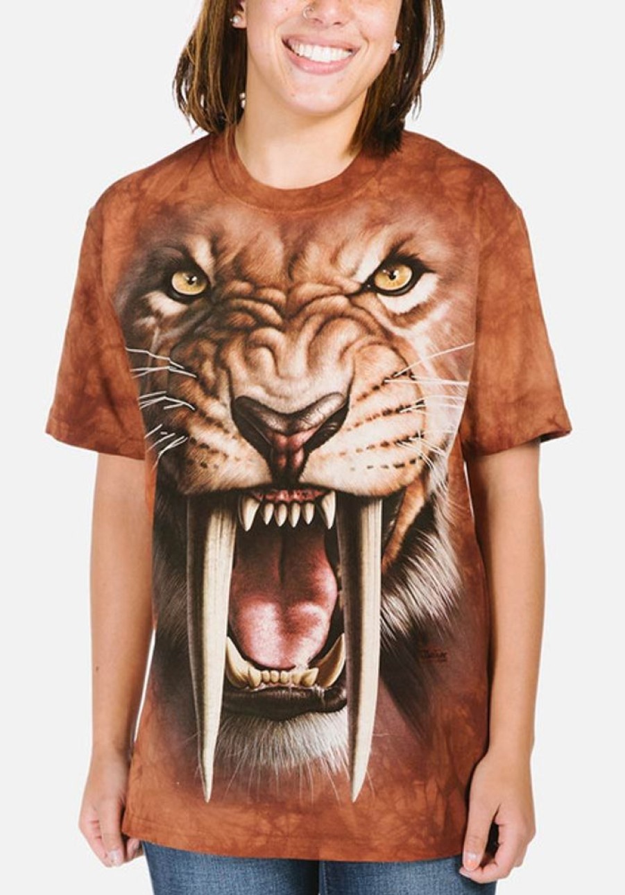 T-Shirts The Mountain | Sabertooth Tiger Classic Cotton T-Shirt