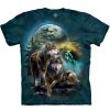 T-Shirts The Mountain | Wolf Lookout Classic Cotton T-Shirt