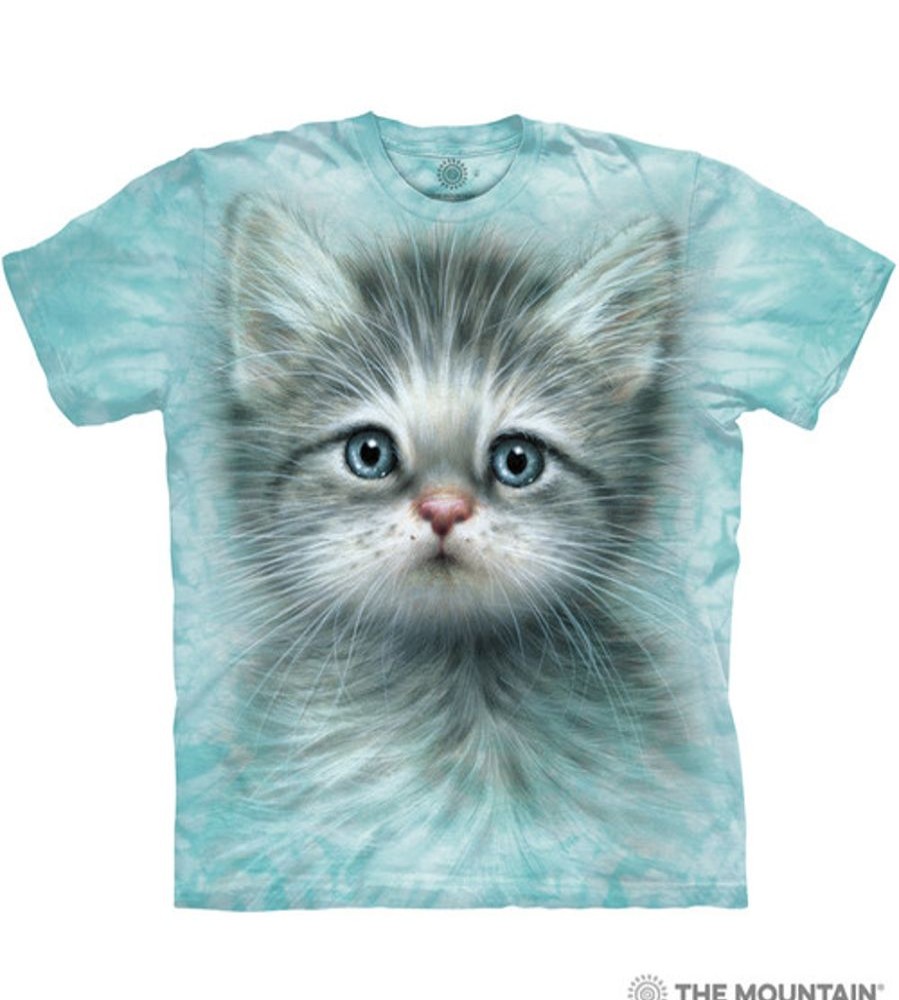 T-Shirts The Mountain | Blue Eyed Kitten Classic Cotton T-Shirt