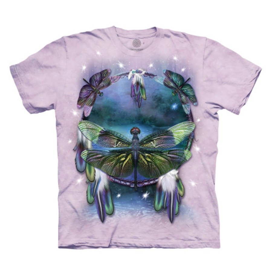 T-Shirts The Mountain | Dragonfly Dreamcatcher Classic Cotton T-Shirt