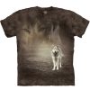 T-Shirts The Mountain | Grey Wolf Portrait Classic Cotton T-Shirt