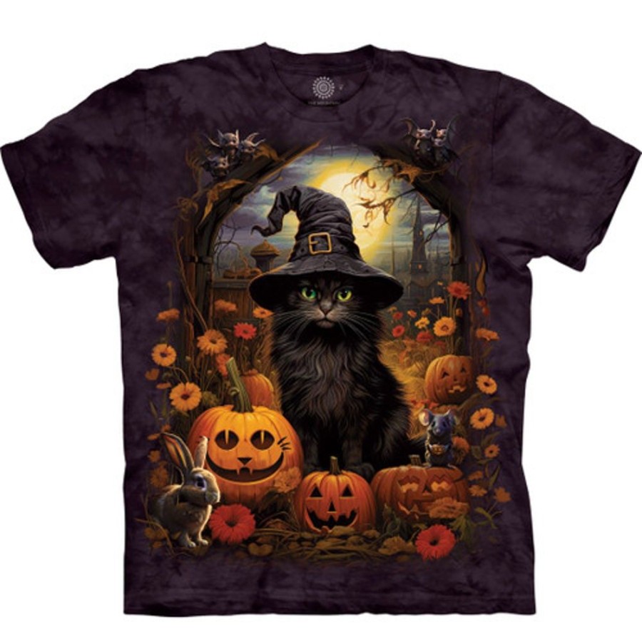 T-Shirts The Mountain | Cat Witch Classic Cotton T-Shirt