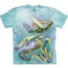 T-Shirts The Mountain | Sea Turtles Swim Classic Cotton T-Shirt