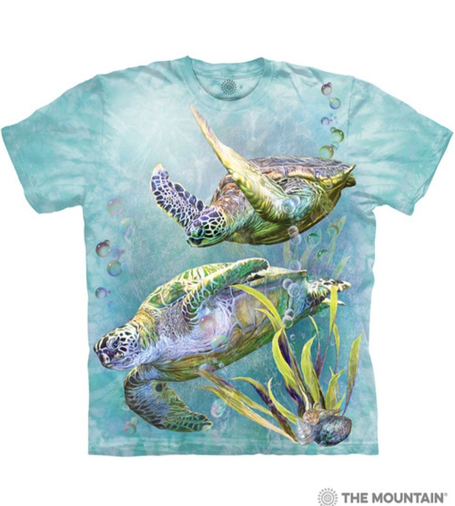 T-Shirts The Mountain | Sea Turtles Swim Classic Cotton T-Shirt