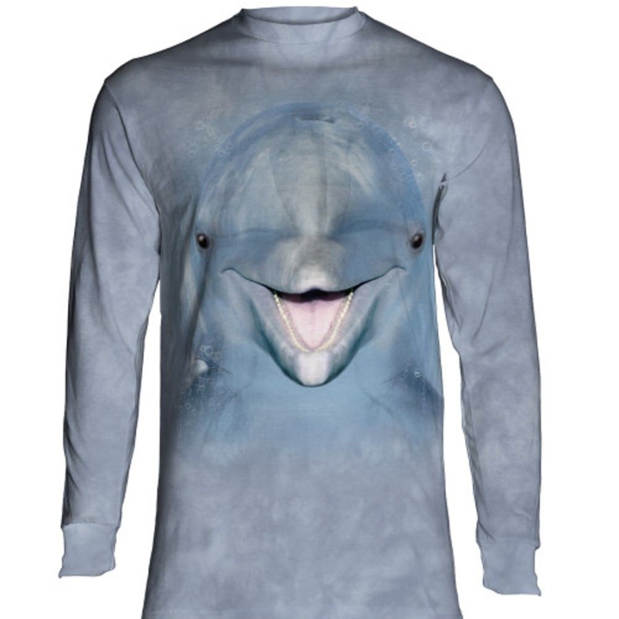 T-Shirts The Mountain | Dolphin Face Classic Long-Sleeve T-Shirt