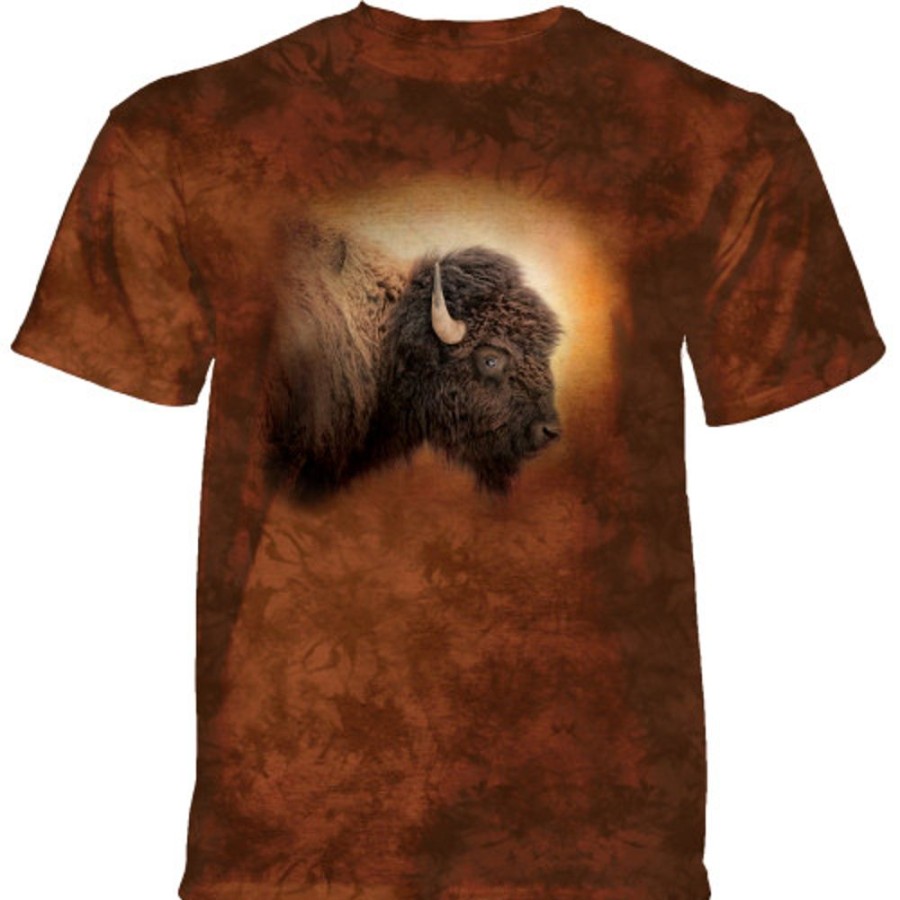 T-Shirts The Mountain | Bison Sunset Classic Cotton T-Shirt